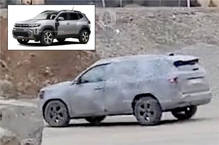 Renault Bigster, Duster 7 seat SUV spied